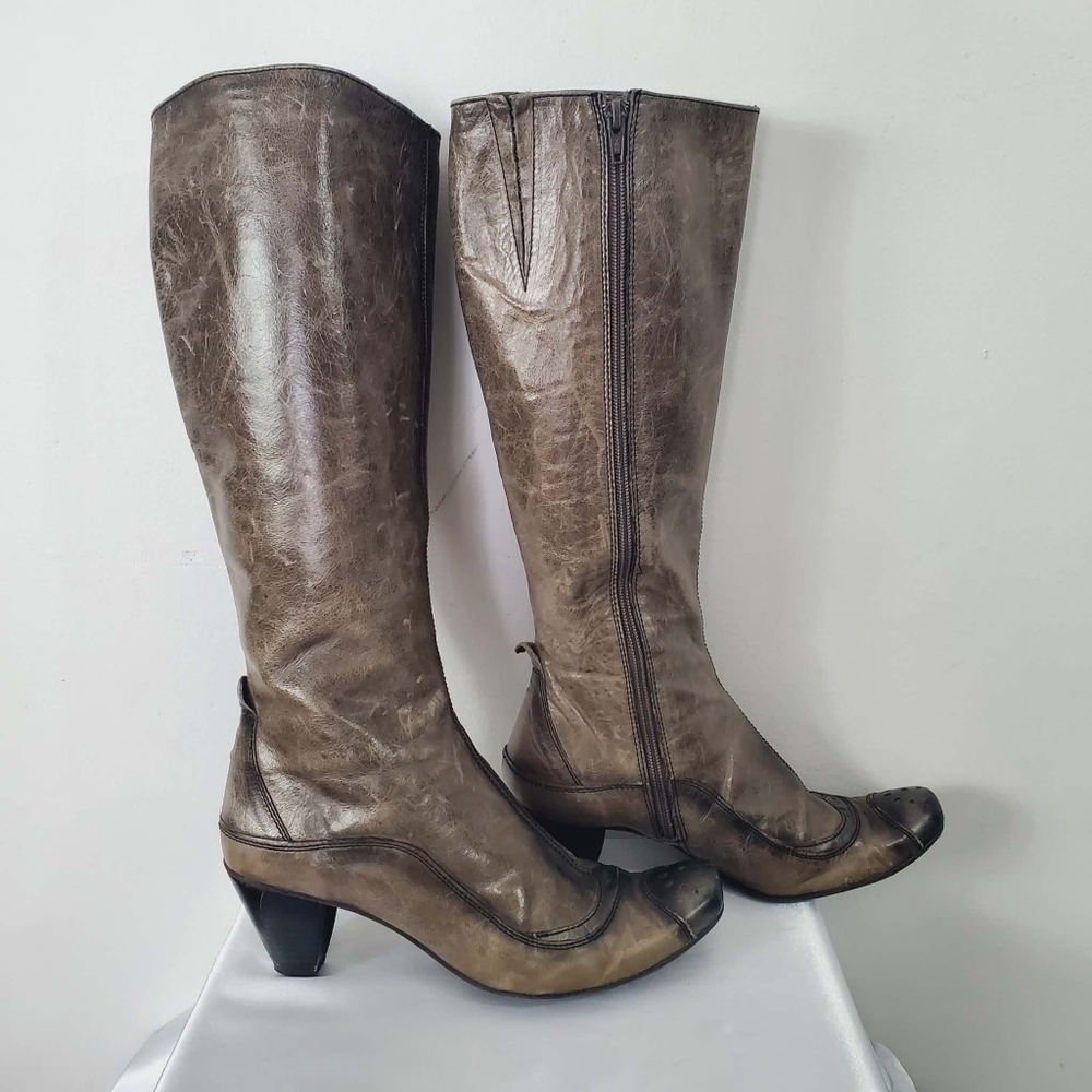 Hispanitas Leather Heeled Boots